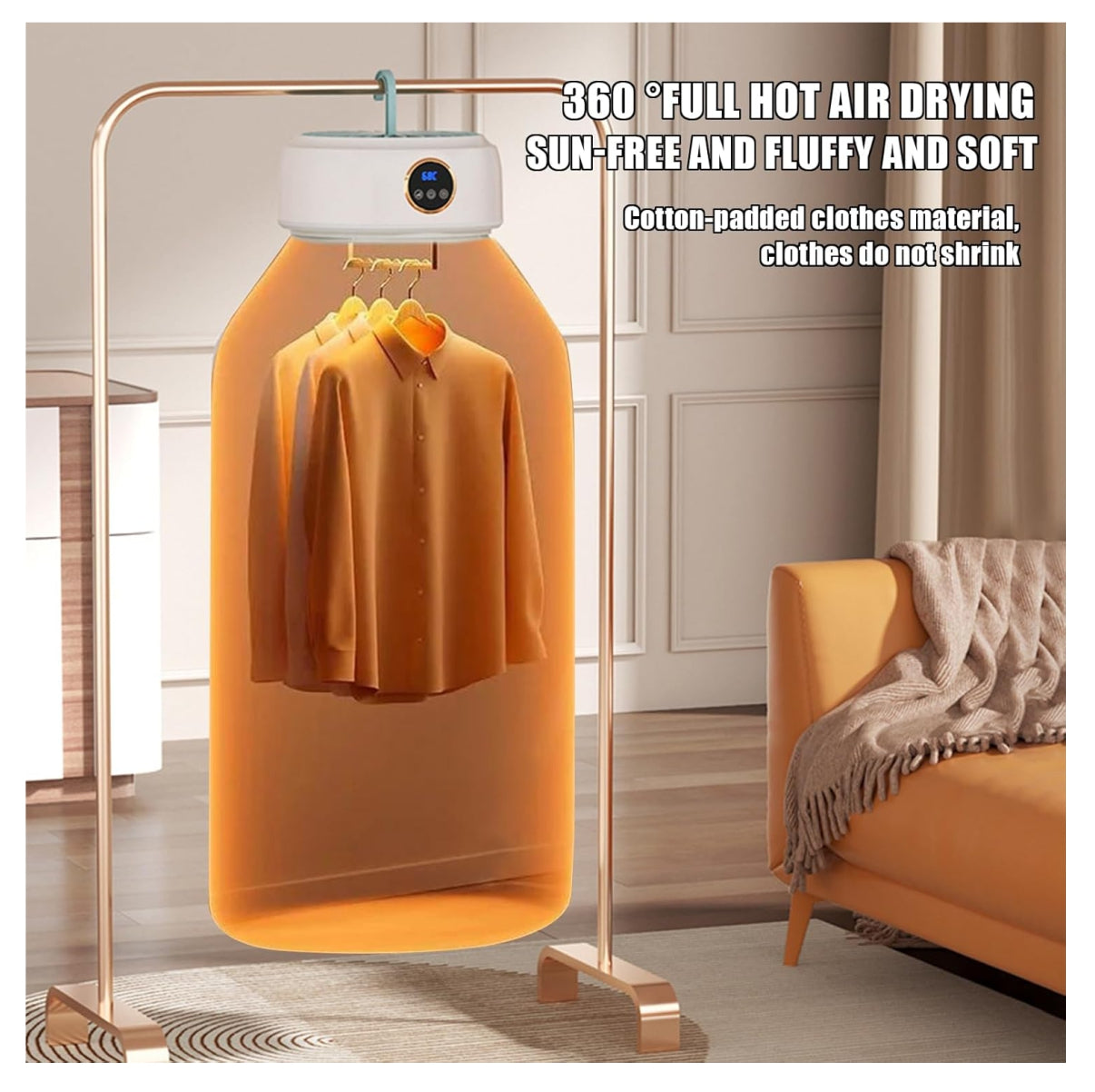 Mini Secadora Eléctrica Portátil 5 en 1