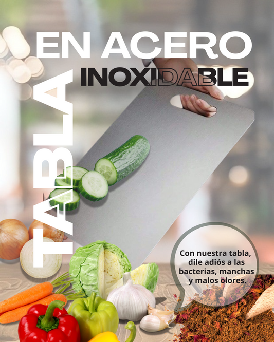 Tabla de Cortar en Acero Inoxidable