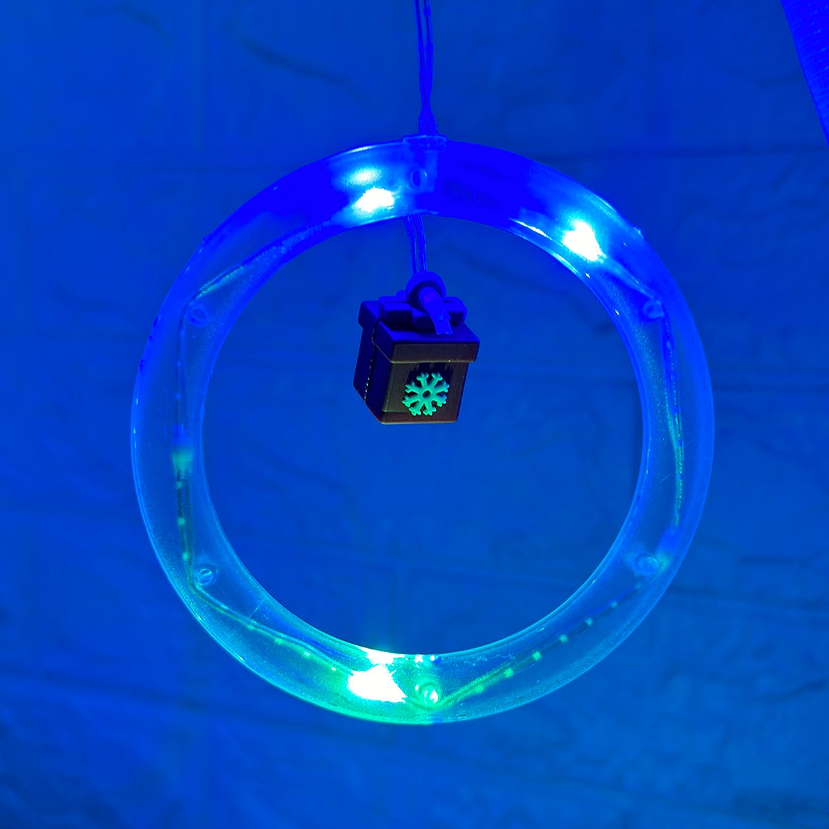 Luces Cortina Aro Esfera Navidad