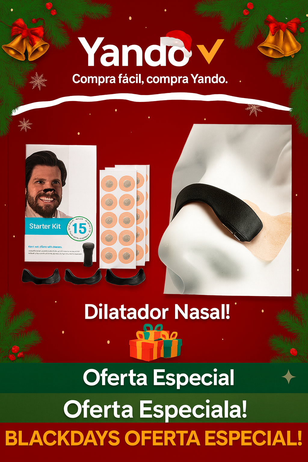 Dilatador De Respiracion Nasal Magnetico